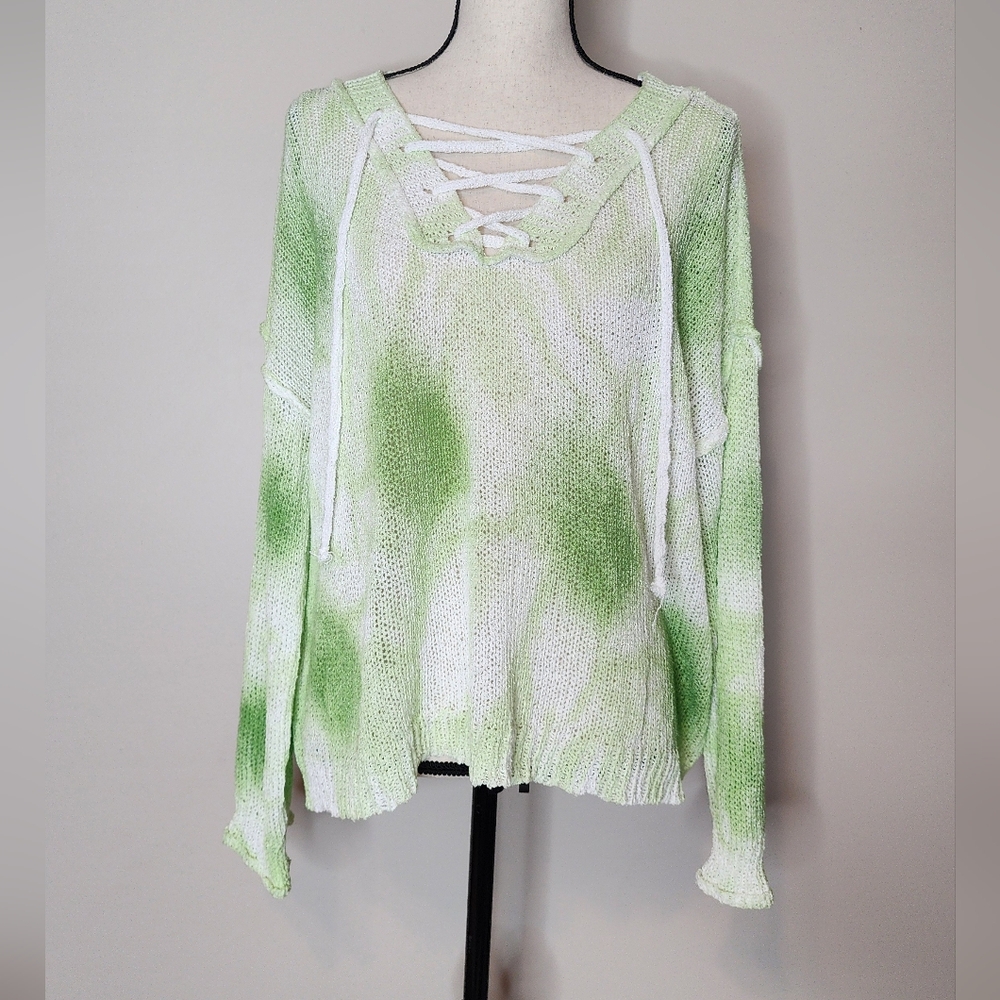 POL Tie Dye Sweater Top
